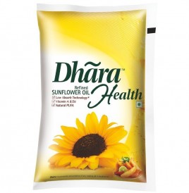 Dhara Health Refined Sunflower Oil  Pack  1 litre